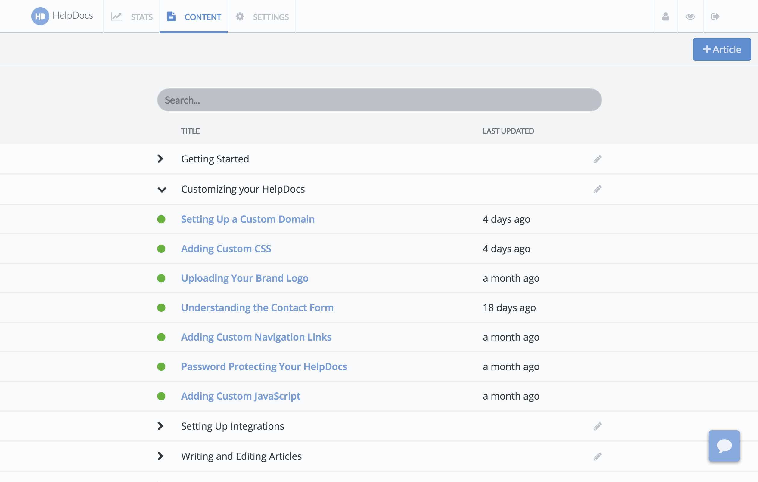 Managing Articles and Categories with HelpDocs Knowledge Base Software