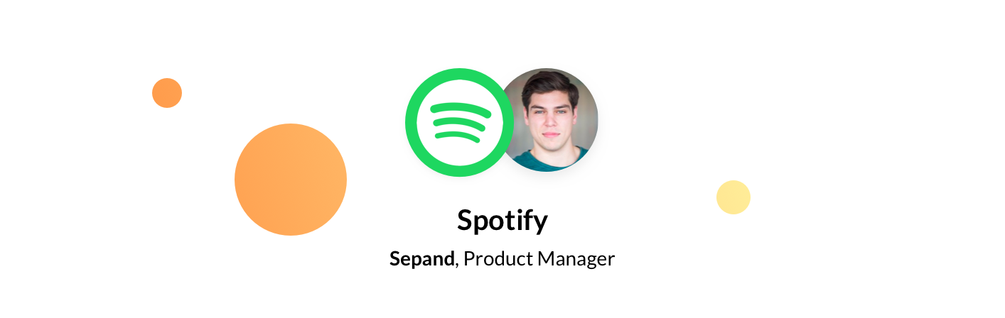 Sepand Norouzi, Spotify Product Manager